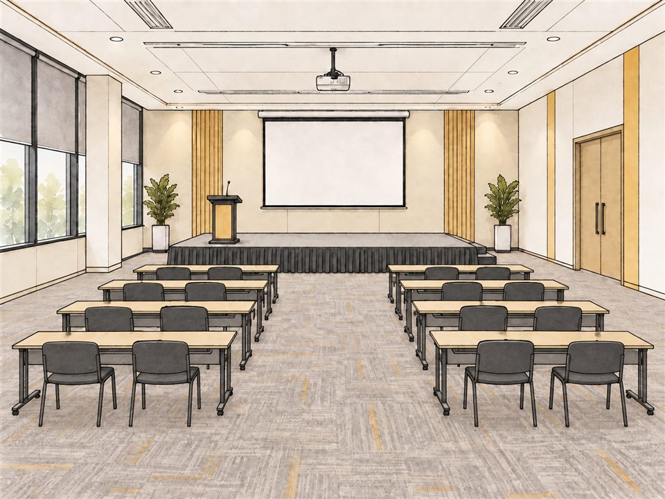 Ilustrasi Dewan Seminar Tingkat 2